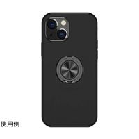 Trimate iPhone 14 カバー リング付き ブラック TR-CAS006-BK 1個 67-4917-95（直送品）