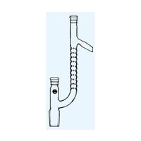 日本理化学器械 ヴィグリュー分留管 上部15 下部15 側管10 枝管15 4069-1515 1個 65-8663-98（直送品）