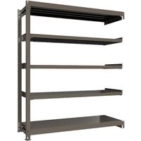 ICHIMAI 重量ボルトレスラック 段荷重1000Kg H2100×W1800×D600 天地5段 連結グレー TH1000-766R5（直送品）