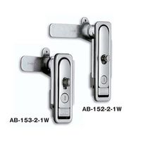 ホシモト 二重ロック防水平面スイングハンドル AB-152-1-1W 1個 62-2978-56（直送品）