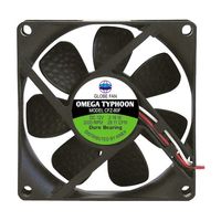 アイネックス OMEGA TYPHOON 80mm 標準タイプ CFZ-80FB 1個 67-9231-73（直送品）