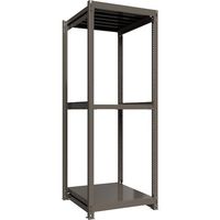 ICHIMAI 重量ボルトレスラック 段荷重1000Kg H2400×W900×D900 天地3段 単体グレー TH1000-839T3（直送品）