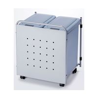 オークス パネル付ダストボックスワゴン 幅47.3cm J54 1台 67-5200-02（直送品）