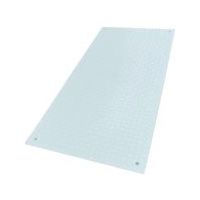 ウッドプラスチックテクノロジー ウッドプラスチック イベント用樹脂製敷板 Wターフ 白 WT-WIT 1枚 437-3495（直送品）