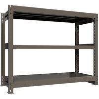 ICHIMAI 重量ボルトレスラック 段荷重1000Kg H1200×W1500×D600 天地3段 単体グレー TH1000-456T3（直送品）
