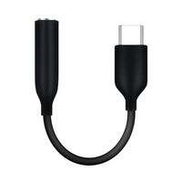 Trimate USB Type C オーディオ変換アダプタ ブラック TR-OA003-BK 1個 67-4920-28（直送品）