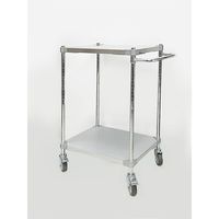 アイ・エル・シー ワーキングカート 2段仕様 600×600×1150mm SG-2C 1式 4-6255-03（直送品）