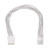 アイネックス EPS12V用電源延長スリーブケーブル 30cm ホワイト PX-004V-WH 1個 67-9258-49（直送品）