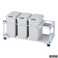 アズワン ダストワゴン ペール3個付き 4-6196-03 1セット（直送品）