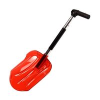 伸和 2WAYショベル(鍬型・ショベル型) レッド 65-8875-85 1個（直送品）