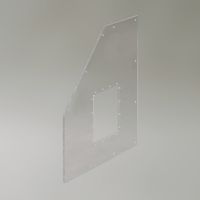 アズワン グロブロックス ワイド600用側面パネル 側面ポート付 4-6186-12 1個（直送品）