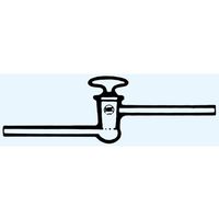 日本理化学器械 高真空コック Z 形 枝管外径φ8mm HVZ-08 1個 65-8677-61（直送品）