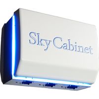 日平機器 日平 3連スカイキャビネット ネオン 片側 100V HRC-3LED 1台 386-5534（直送品）