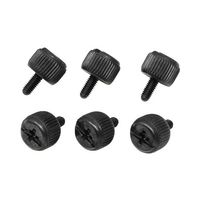 アイネックス ハンドルネジ ミリタイプ ブラック PB-034A-BK 1個 67-9258-36（直送品）