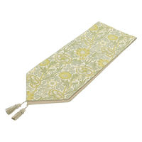 川島織物セルコン モリスデザインスタジオ ピンクアンドローズ テーブルランナー 300×1800mm イエロー HN1713_91Y 1枚（直送品）