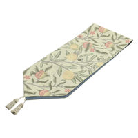 川島織物セルコン モリスデザインスタジオ フルーツ テーブルランナー 300×1800mm グリーン HN1729_91G 1枚（直送品）