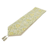 川島織物セルコン モリスデザインスタジオ ピンクアンドローズ テーブルランナー 300×2400mm イエロー HN1713_97Y 1枚（直送品）