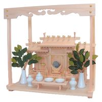 ホリコー 神棚 三社セット 大 6300059962 1セット（直送品）