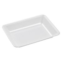 エフピコ 発泡トレー FLB-Y18-40 W 白 0B402190 1ケース(600個(100個×6)（直送品）