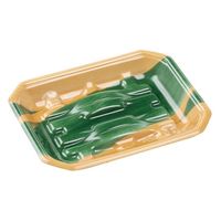 エフピコ 鮮魚トレー 豊漁22-17(27)A エコ木目葉らん 3A412227 1ケース(1500個(100個×15)（直送品）