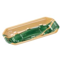 エフピコ 発泡トレー 豊漁24-14(27)A エコ木目葉らん 3A412244 1ケース(1200個(100個×12)（直送品）