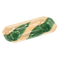 エフピコ 刺身容器 豊漁24-11(22)C エコ杉葉らん 3A432241 1ケース(1500個(100個×15)（直送品）