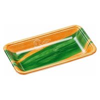 エフピコ 発泡トレー FLB-A11-25 エコ木目葉らん 3B210114 1ケース(2400個(100個×24)（直送品）