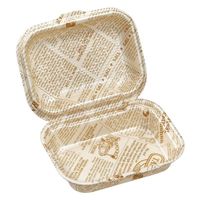 エフピコ 軽食容器 DLVボーノ22-16 タイムス茶W 4002076D 1ケース(180個(30個×6)（直送品）