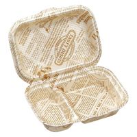 エフピコ 軽食容器 DLVボーノ23-16-1 タイムス茶W 4002078D 1ケース(180個(30個×6)（直送品）