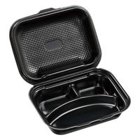 エフピコ 軽食容器 DLVボーノ23-18-1 黒W 40020808 1ケース(180個(30個×6)（直送品）