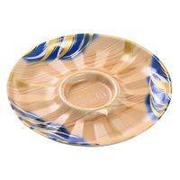 エフピコ 発泡トレー しゃぶしゃぶ255 本体 風紋木目青 40060255 1ケース(400個(50個×（直送品）