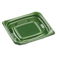 エフピコ 刺身容器 Uステージ13-12 本体 クロスD緑 40120116 1ケース(1500個(50個×30)（直送品）