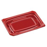 エフピコ 刺身容器 Uステージ17-12 本体 クロスD赤 40120305 1ケース(1200個(50個×24)（直送品）