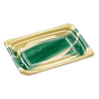 エフピコ 刺身容器 Uステージ17-12 本体 金木目葉らん 40120308 1ケース(1200個(50個×24)（直送品）