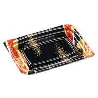 エフピコ 刺身容器 Uステージ17-12 本体 流華赤 40120311 1ケース(1200個(50個×24)（直送品）