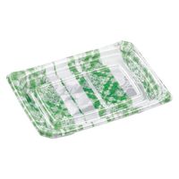 エフピコ 刺身容器 Uステージ18-13 本体 グラス緑 40120403 1ケース(1000個(50個×20)（直送品）