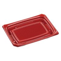 エフピコ 刺身容器 Uステージ18-13 本体 クロスD赤 40120405 1ケース(1000個(50個×20)（直送品）