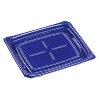 エフピコ 刺身容器 Uステージ20-17 本体 クロスD青 40120717 1ケース(600個(50個×12)（直送品）