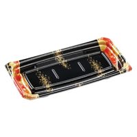 エフピコ 刺身容器 Uステージ24-12 本体 流華赤 40120811 1ケース(600個(50個×12)（直送品）