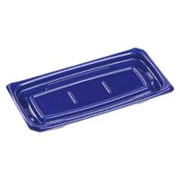 エフピコ 刺身容器 Uステージ24-12 本体 クロスD青 40120817 1ケース(600個(50個×12)（直送品）