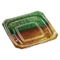 エフピコ 刺身容器 Uステージ12-12 本体 旬彩緑 40121210 1ケース(1600個(50個×32)（直送品）