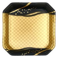 エフピコ 発泡トレー しゃぶしゃぶ2人浅LS 波格子金 40130213 1ケース(600個(50個×12)（直送品）