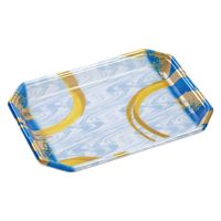 エフピコ 発泡トレー しゃぶしゃぶ4人浅LS 円熟青 40130433 1ケース(300個(50個×6)（直送品）