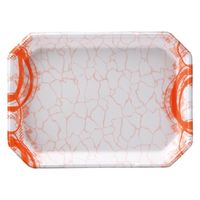 エフピコ 発泡トレー しゃぶしゃぶ4人浅LS 旬香オレンジ 40130430 1ケース(300個(50個×6)（直送品）