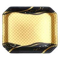 エフピコ 発泡トレー しゃぶしゃぶ長2.5人浅LS 波格子金 40132513 1ケース(900個(50個×18)（直送品）