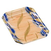 エフピコ 発泡トレー しゃぶしゃぶ長3.5人浅L 風紋木目青 40133519 1ケース(600個(50個×12)（直送品）