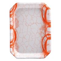 エフピコ 発泡トレー しゃぶしゃぶ長3.5人浅LS 旬香オレンジ 40133530 1ケース(600個(50個×12)（直送品）