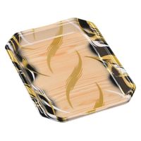 エフピコ 発泡トレー しゃぶしゃぶ長3.5人浅LS 風紋木目黒 40133521 1ケース(600個(50個×12)（直送品）