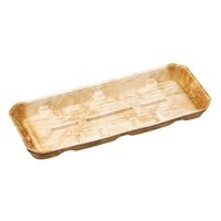 エフピコ 発泡トレー FU-30-12(25) しなの茶 40143012 1ケース(1000個(50個×20)（直送品）