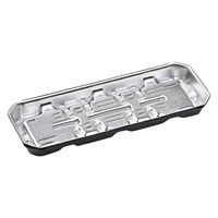 エフピコ 発泡トレー FU-27-10(25) デラックス黒 40222710 1ケース(1200個(50個×24)（直送品）